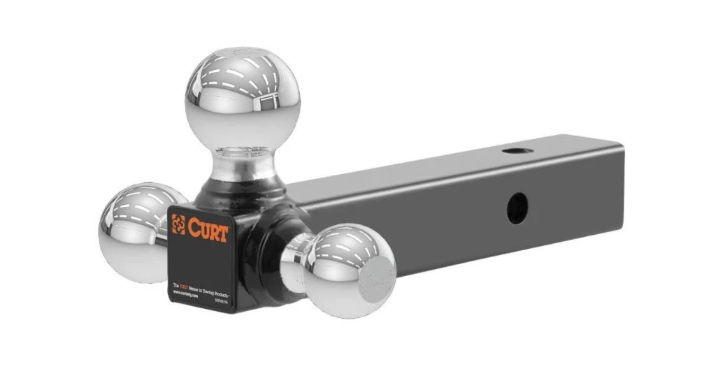 Curt Mfg. Multi-Ball Mount (2" Solid Shank, 1-7/8", 2" & 2-5/16" Chrome Balls) 1 Curt Mfg. Multi-Ball Mount (2" Solid Shank, 1-7/8", 2" & 2-5/16" Chrome Balls)