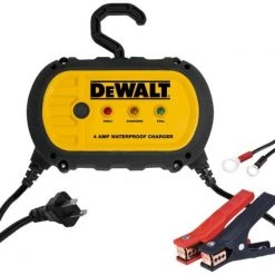 DeWalt 4 Amp Waterproof Portable Car Battery Charger