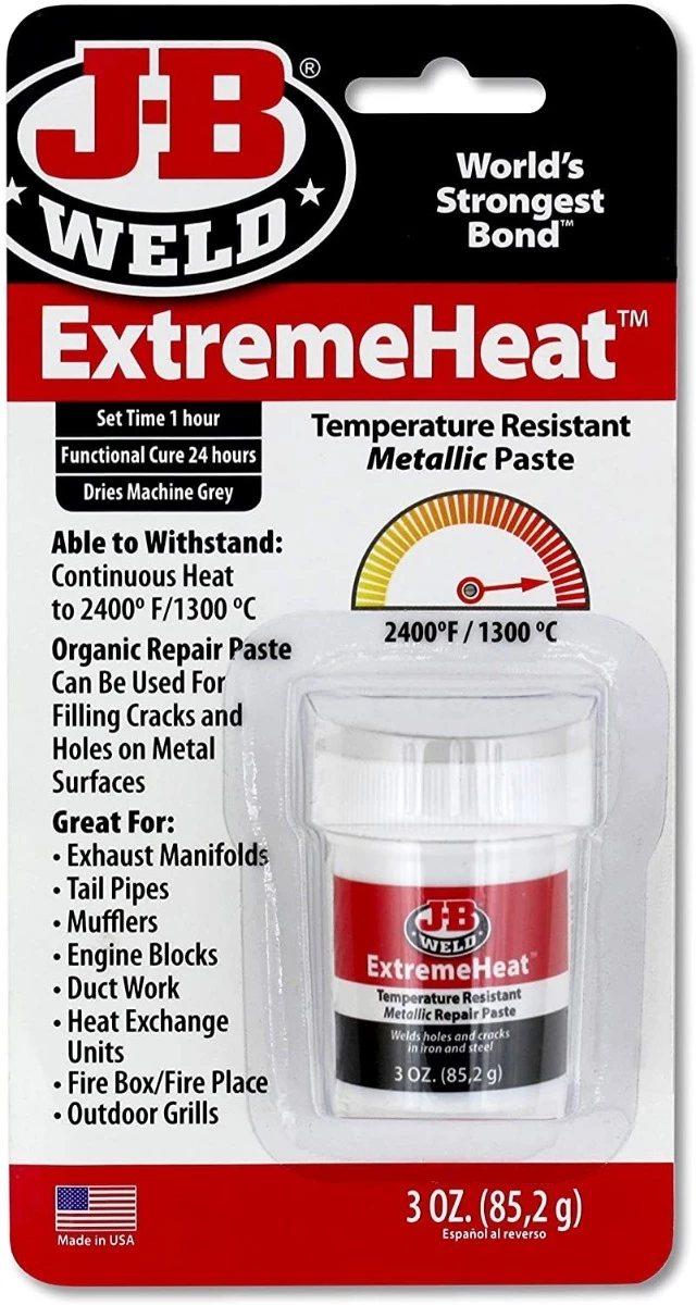 JB Weld Extremeheat Paste - 3 oz 1 JB Weld Extremeheat Paste - 3 oz