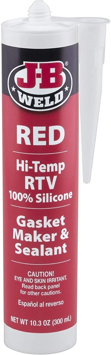 JB Weld Hi-Temp Red Silicone Gasket Maker & Sealant 1 JB Weld Hi-Temp Red Silicone Gasket Maker & Sealant