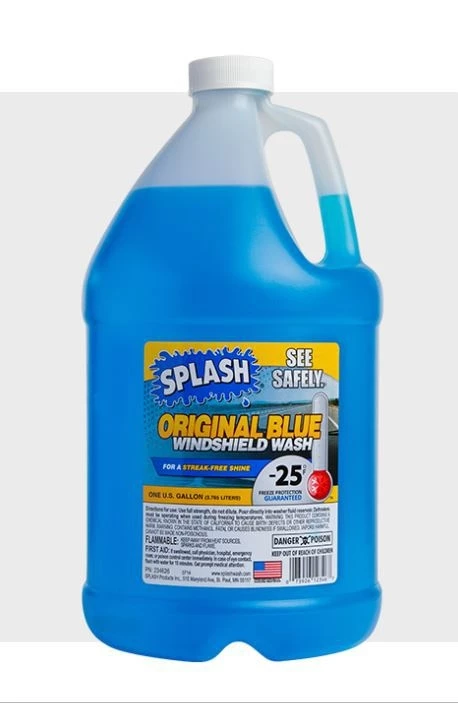 SPLASH® ORIGINAL BLUE Windshield Washer Fluid 1 SPLASH® ORIGINAL BLUE Windshield Washer Fluid