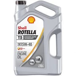 Shell Rotella® T5 Synthetic Blend Diesel Engine Oil -Automotive Sales Shop 550046213 1