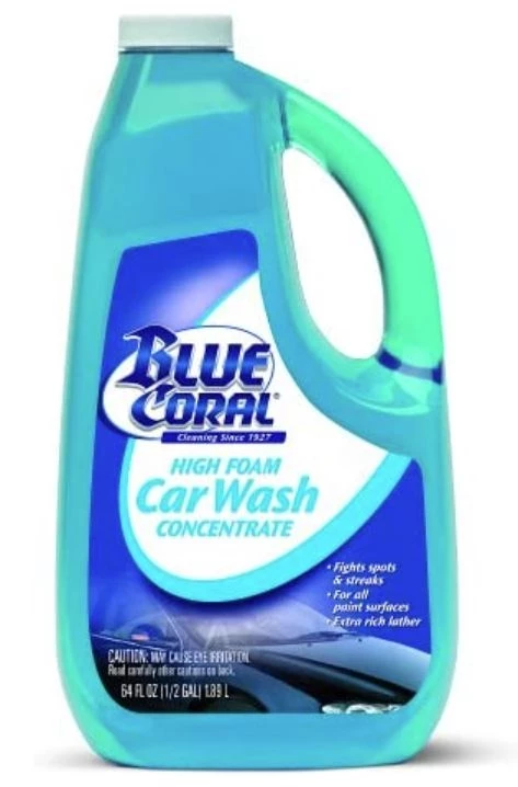 Blue Coral High Foam Car Wash Concentrate, 64oz. 1 Blue Coral High Foam Car Wash Concentrate, 64oz.