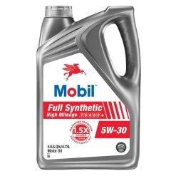 Exxon Mobil Full Synthetic High Mileage Motor Oil - 5 Quart