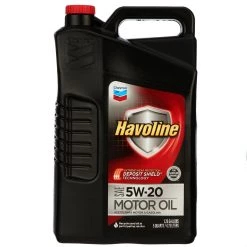 Chevron Havoline SAE 5W-20 Synthetic Blend Motor Oil 5 qt. Plastic Jug 5 Chevron Havoline SAE 5W-20 Synthetic Blend Motor Oil 5 qt. Plastic Jug -Automotive Sales Shop 5w20 havoline