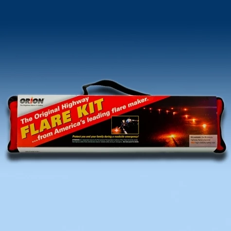 Orion 30 Minute 6-Pack Flares w/Bright Orange Vest 1 Orion 30 Minute 6-Pack Flares w/Bright Orange Vest