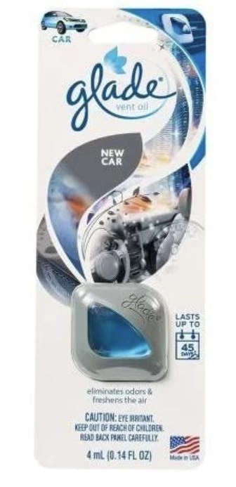 Glade Vent Oil New Car Air Freshener 1 Glade Vent Oil New Car Air Freshener