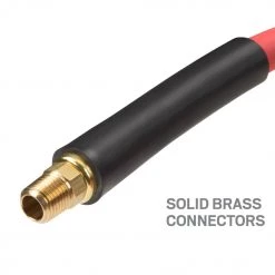 Tekton 25' x 3/8" I.D. Rubber Air Hose, 250 psi