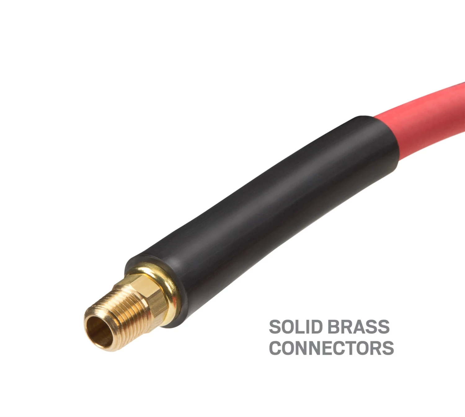 Tekton 3/8 Inch I.D. x 50 Foot Rubber Air Hose (250 PSI) 2 Tekton 3/8 Inch I.D. x 50 Foot Rubber Air Hose (250 PSI) - Image 2