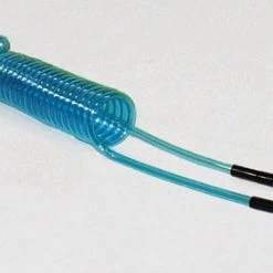 Apache 3/8" I.D. PU38-25B Polyurethane Self Storing Air Hose