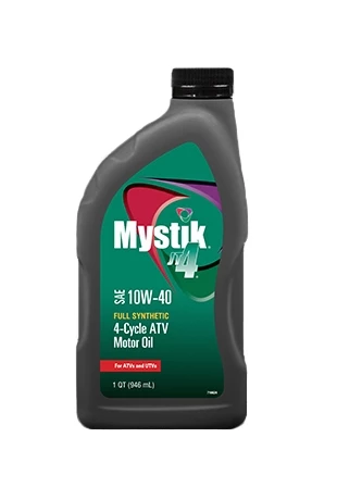Mystik JT-4 Synthetic 4-Cycle ATV/UTV Motor Oil SAE 10W-40 - Quart 1 Mystik JT-4 Synthetic 4-Cycle ATV/UTV Motor Oil SAE 10W-40 - Quart