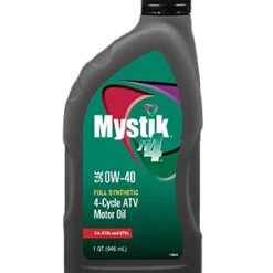 Mystik JT-4 Synthetic 4-Cycle ATV/UTV Motor Oil SAE 0W-40 - Quart