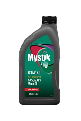 Mystik JT-4 Synthetic 4-Cycle ATV/UTV Motor Oil SAE 0W-40 - Quart 1 Mystik JT-4 Synthetic 4-Cycle ATV/UTV Motor Oil SAE 0W-40 - Quart