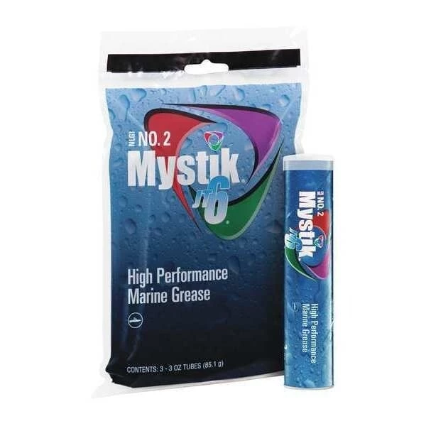 Mystik JT-6 High-Performance Marine Grease #2 - 3 oz., 3 Pack 1 Mystik JT-6 High-Performance Marine Grease #2 - 3 oz., 3 Pack