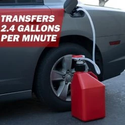 Tera Pump Battery Powered Fuel Transfer Pump with Auto-Stop and Extended Hoses -Automotive Sales Shop 67910005 1