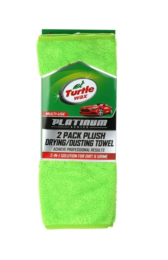 Turtle Wax Platinum 2 pack Plush Drying and Dusting Towel 1 Turtle Wax Platinum 2 pack Plush Drying and Dusting Towel