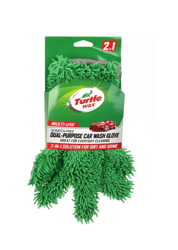 Turtle Wax 2 in 1 Car Wash Scrub Glove 1 Turtle Wax 2 in 1 Car Wash Scrub Glove