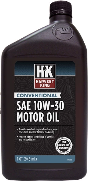Harvest King HK063 10W-30 Motor Oil, 1 qt. 1 Harvest King HK063 10W-30 Motor Oil, 1 qt.