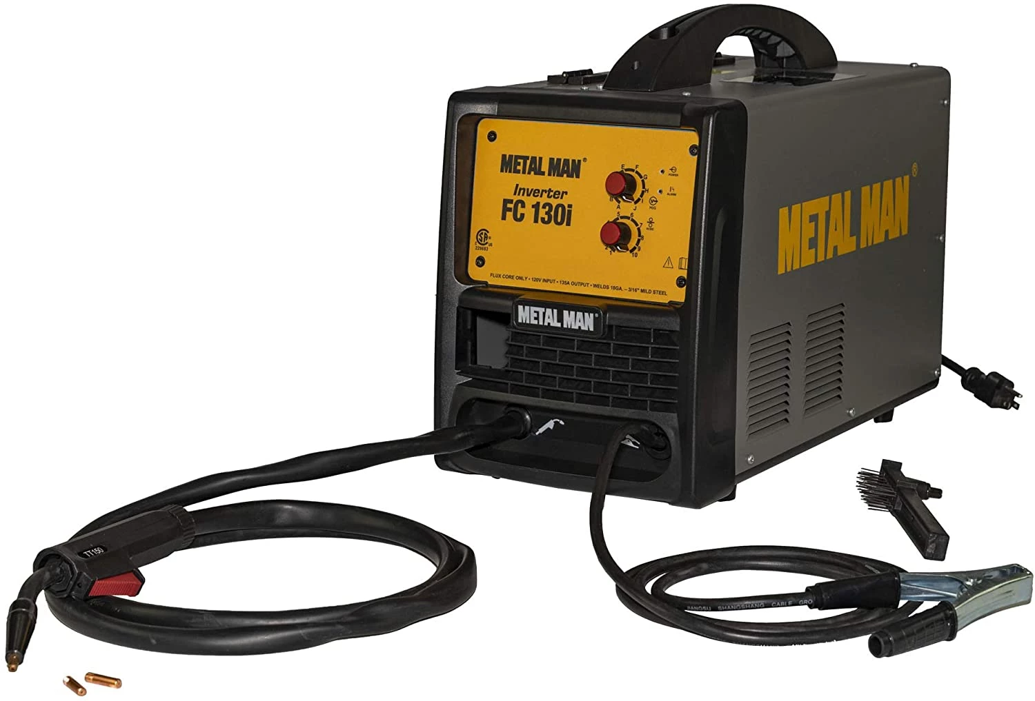 Metal Man - Inverter Flux Core 115-Volt Welder 1 Metal Man - Inverter Flux Core 115-Volt Welder