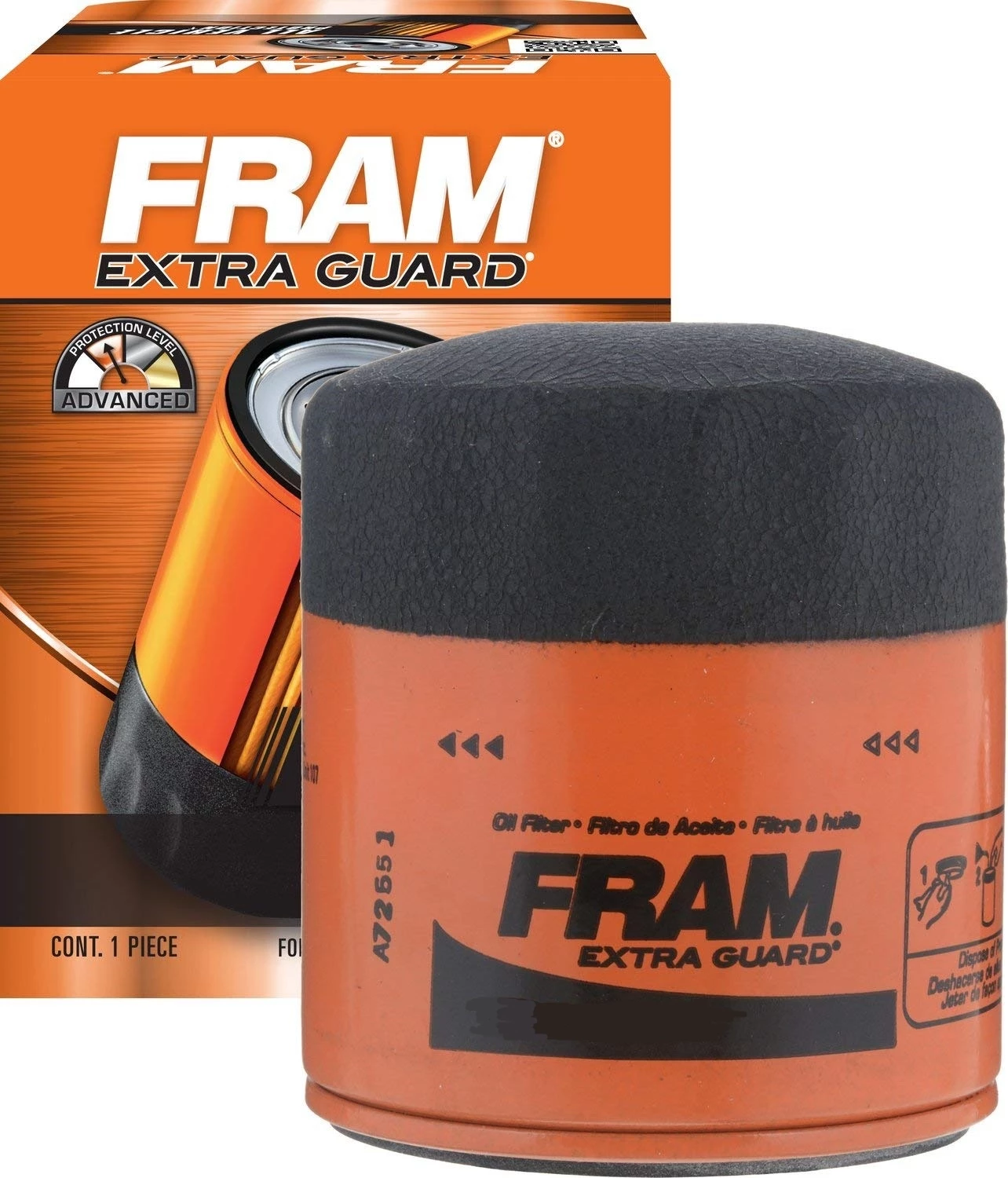 Fram Extra Guard� Spin-On Oil Filters 1 Fram Extra Guard� Spin-On Oil Filters