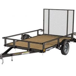 Karavan 5 X 8 FT. Steel Utility Trailer, Black