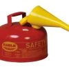 Eagle 2 Gallon Steel Safety Can For Flammables, Type I, Red