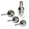 Convert-A-Ball Nickel-Plated Shank with 3 Balls, 1"