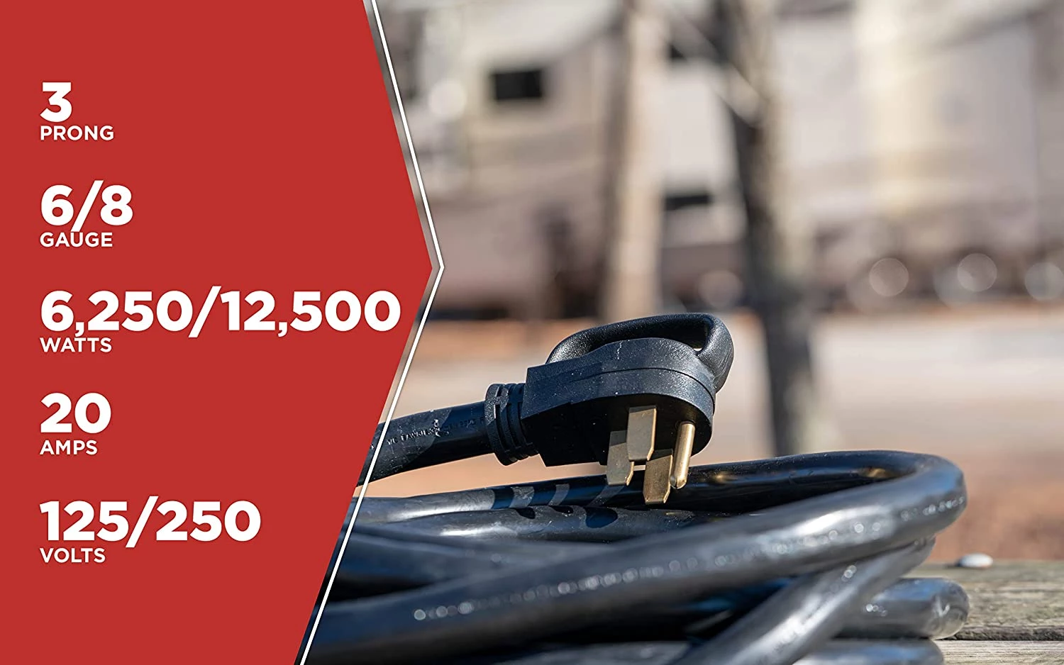 Road Power 30' 6/3-8/1 50 Amp RV Cord 5 Road Power 30' 6/3-8/1 50 Amp RV Cord - Image 5