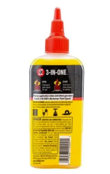 3-IN-ONE All-Temp Silicone Drip Oil Long-Lasting Lubricant, 4oz. 2 3-IN-ONE All-Temp Silicone Drip Oil Long-Lasting Lubricant, 4oz. - Image 2