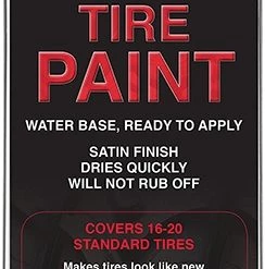 Majic Paints 8-0018-3 Ready to Apply Tire Paint – 16 oz
