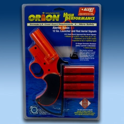 Orion Alerter Basic 4, 12 Gauge Launcher and Aerial Signals - 4 Pack 1 Orion Alerter Basic 4, 12 Gauge Launcher and Aerial Signals - 4 Pack
