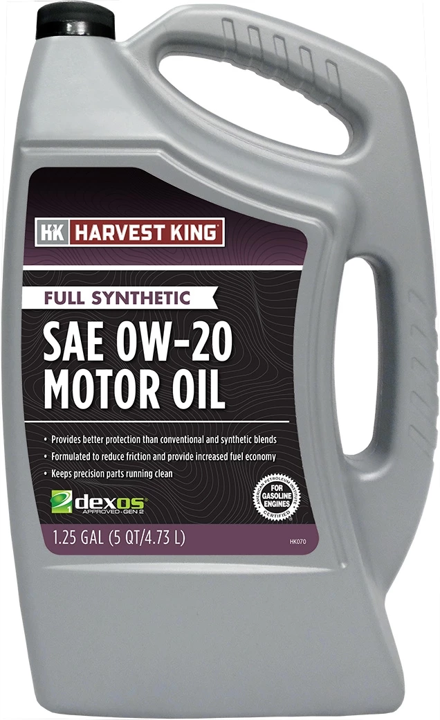 Harvest King Full Synthetic Motor Oil -0W-20-5 Quart - Image 2