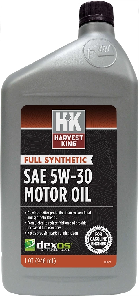 Harvest King Full Synthetic Motor Oil -5W-30-1 Quart