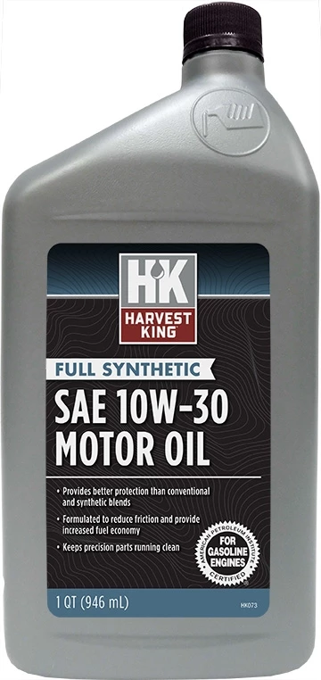 Harvest King Full Synthetic Motor Oil -10W-30-5 Quart