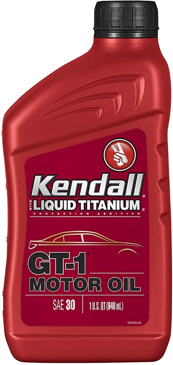 Kendall Liquid Titanium GT-1 Competition SAE30 Motor Oil - 1 Quart 1 Kendall Liquid Titanium GT-1 Competition SAE30 Motor Oil - 1 Quart