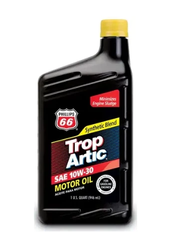 Phillips 66 TropArtic Synthetic Blend Motor Oil - Quart 1 Phillips 66 TropArtic Synthetic Blend Motor Oil - Quart