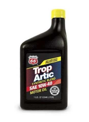 Phillips 66 TropArtic Synthetic Blend Motor Oil - Quart 2 Phillips 66 TropArtic Synthetic Blend Motor Oil - Quart - Image 2