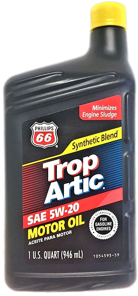 Phillips 66 TropArtic Synthetic Blend Motor Oil - Quart 3 Phillips 66 TropArtic Synthetic Blend Motor Oil - Quart - Image 3