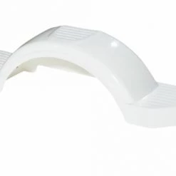 Wesbar 12" Plastic Fender with Step, White