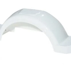 Wesbar 14" Plastic Fender with Step, White