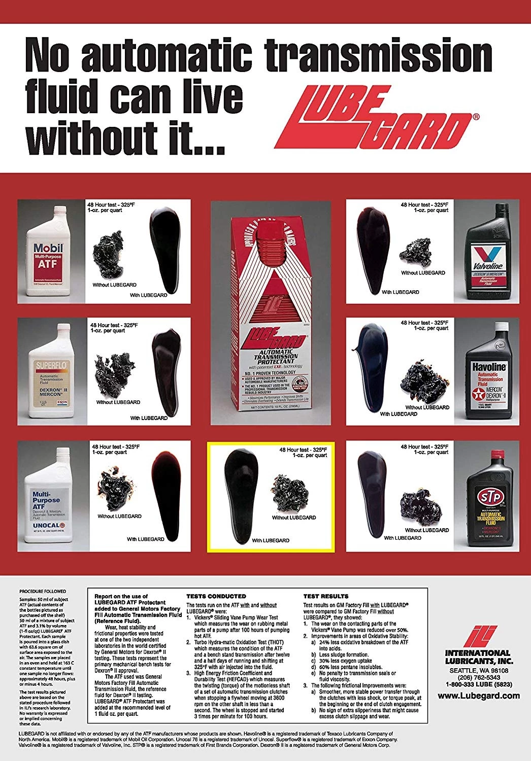 LubeGard Automatic Transmission Fluid Protectant with LXE® Technology - 10 oz 2 LubeGard Automatic Transmission Fluid Protectant with LXE® Technology - 10 oz - Image 2