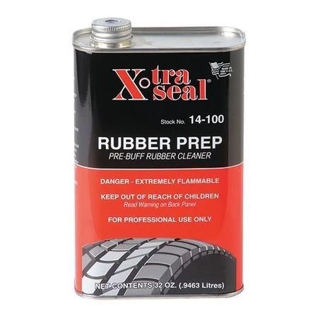 X-tra Seal Rubber Prep (Pre-Buff) Solution (Flammable) 32 oz (945ml) 1 X-tra Seal Rubber Prep (Pre-Buff) Solution (Flammable) 32 oz (945ml)