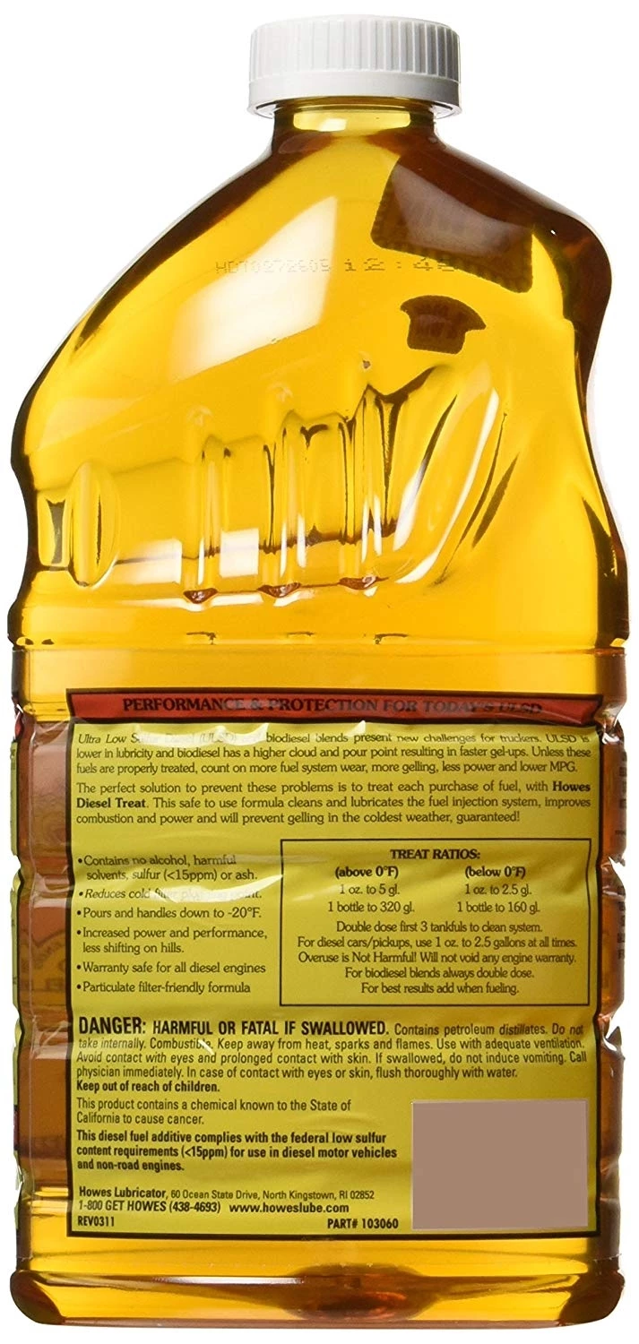Howes 'Diesel Treat' Diesel Conditioner and Anti-Gel - 64 oz. 2 Howes 'Diesel Treat' Diesel Conditioner and Anti-Gel - 64 oz. - Image 2