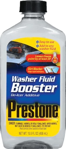 Prestone Washer Fluid Booster De-Icer Additive w/Dirt Blocker® - 15.5 oz 1 Prestone Washer Fluid Booster De-Icer Additive w/Dirt Blocker® - 15.5 oz
