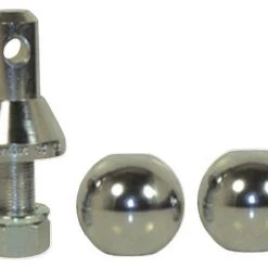 Convert-A-Ball Nickel-Plated Shank with 2 Balls - 1"