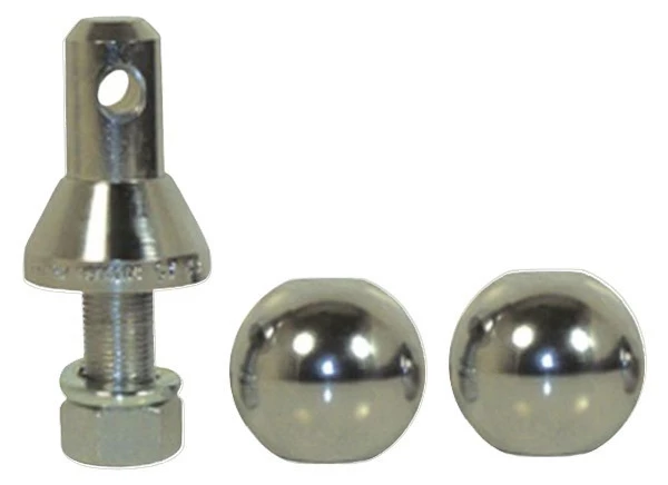 Convert-A-Ball Nickel-Plated Shank with 2 Balls - 3/4" 1 Convert-A-Ball Nickel-Plated Shank with 2 Balls - 3/4"