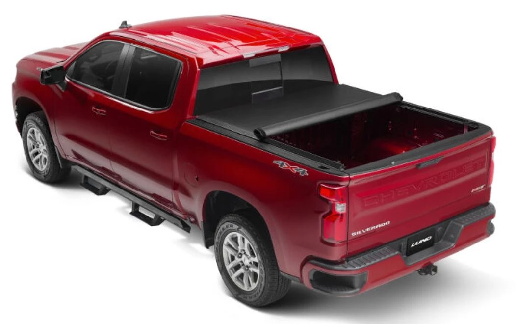 Lund 960292 Genesis Soft Roll Up Truck Bed Tonneau Cover, Fits 2019-2021 Chevy/GMC Silverado/Sierra 2 Lund 960292 Genesis Soft Roll Up Truck Bed Tonneau Cover, Fits 2019-2021 Chevy/GMC Silverado/Sierra - Image 2