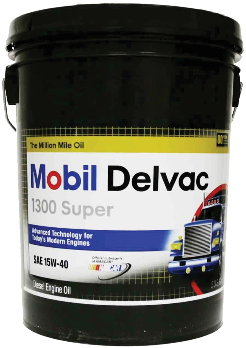 Mobil Delvac 1300 Super Diesel Engine Oil-15W-40-5 Gallon 1 Mobil Delvac 1300 Super Diesel Engine Oil-15W-40-5 Gallon