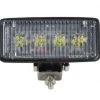 LED 5.5" Rectangle Work Light, Black