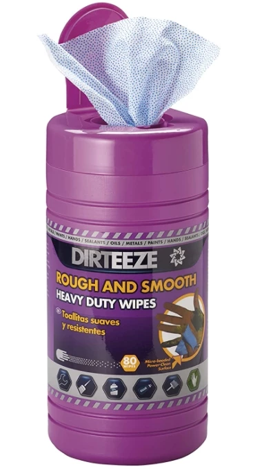 DIRTEEZE Wipe Tub 80ct. Antibacterial 2 DIRTEEZE Wipe Tub 80ct. Antibacterial - Image 2